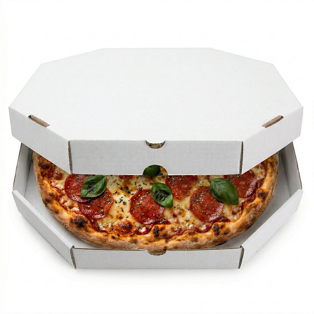 Caixa Pizza Oitavada 30cm Delivery Pizzaria - 25un