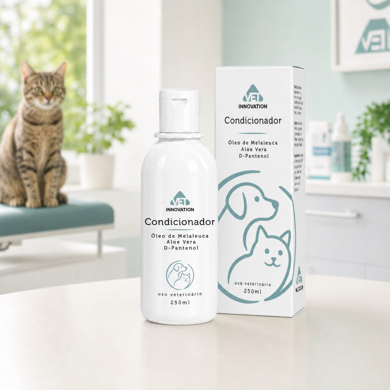 Condicionador Melaleuca Aloe Vera D Pantenol Pet 250ml c/ caixa
