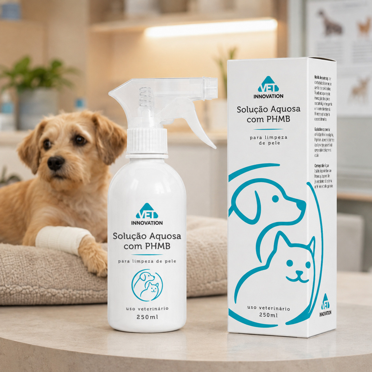 Solução Aquosa com Phmb 250ml com caixa