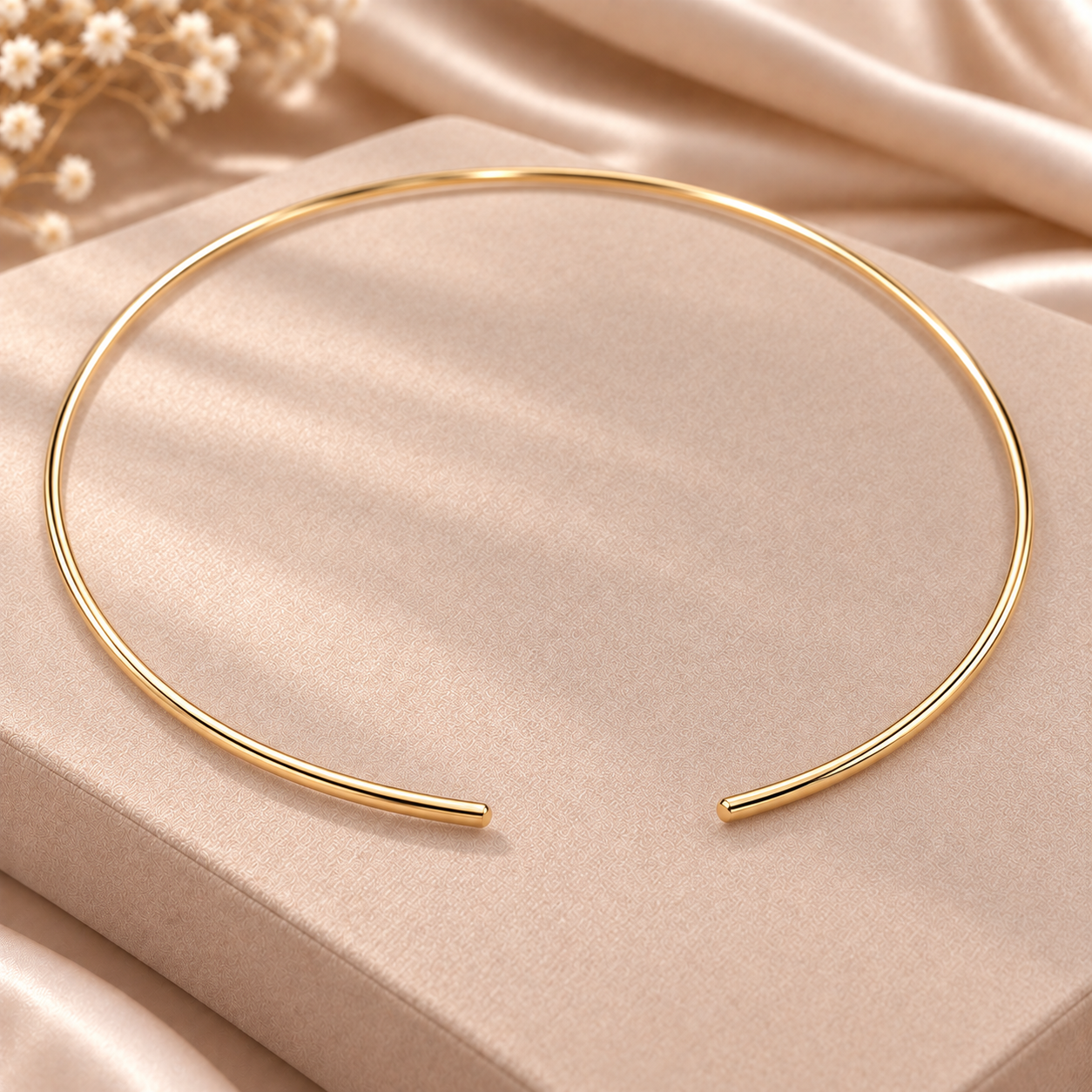 Choker Aro Tubo Liso 3mm