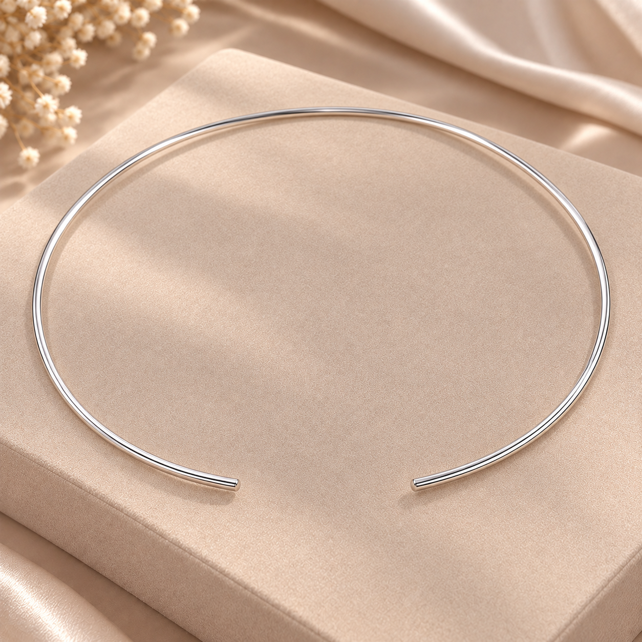 Choker Aro Tubo Liso 3mm