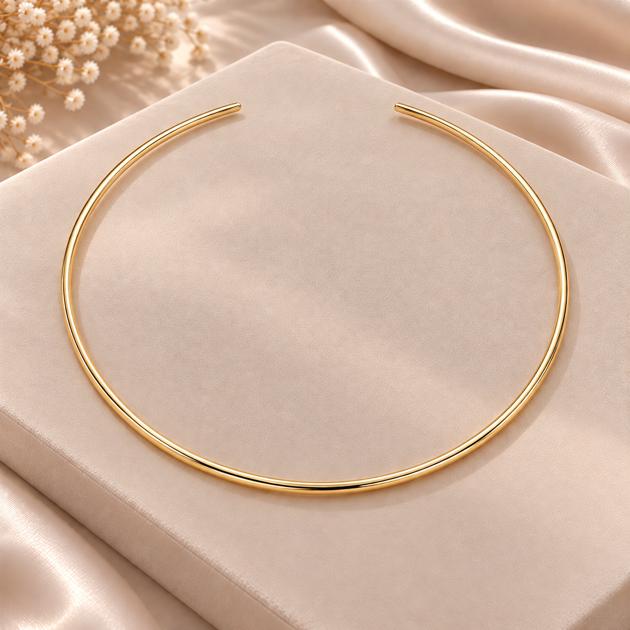 Choker Aro Tubo Liso 3mm
