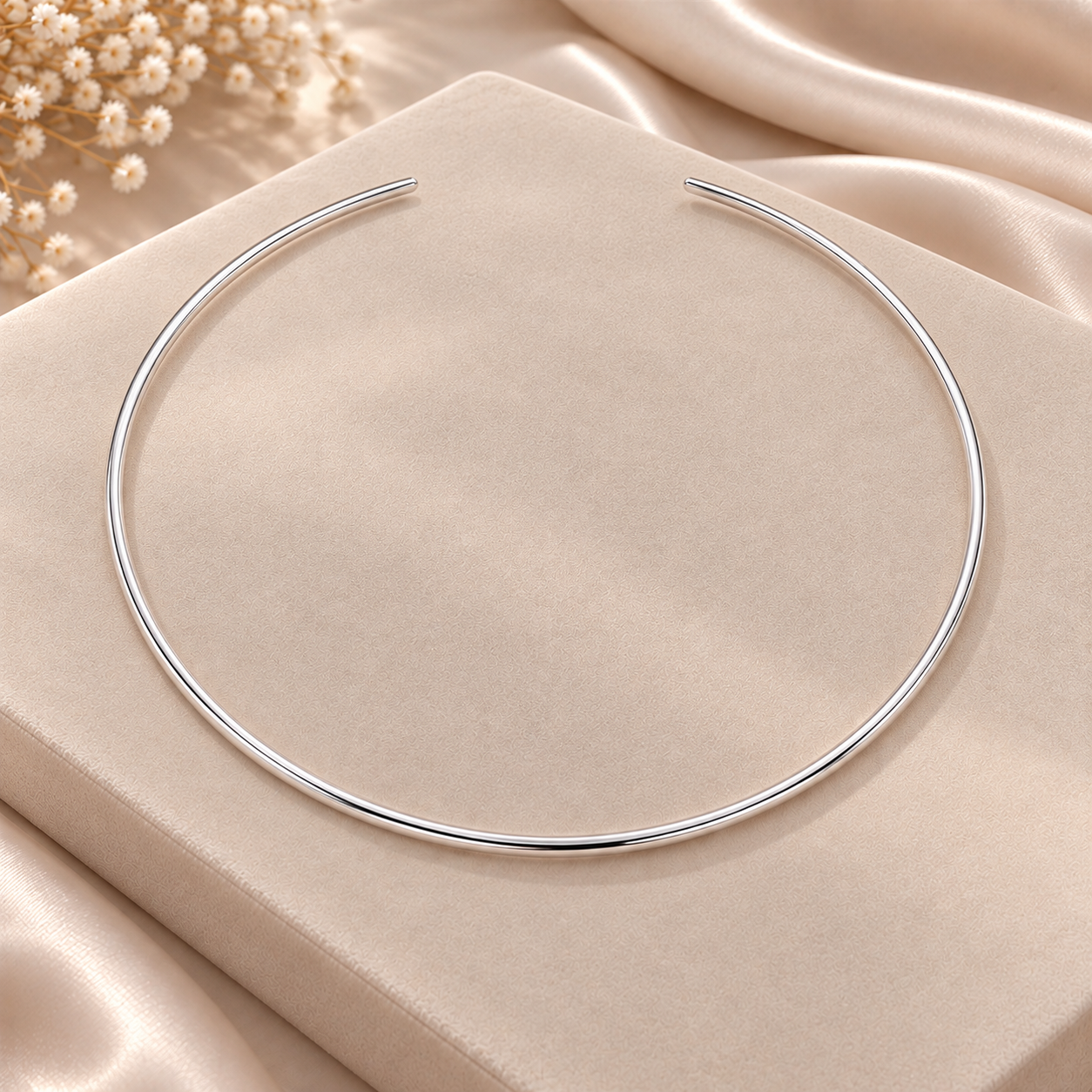 Choker Aro Tubo Liso 3mm