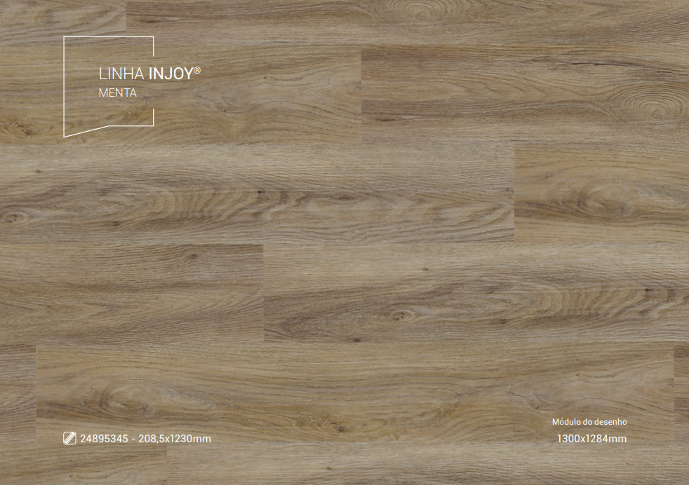 Piso Vinílico Tarkett Injoy Menta 5,13 m2