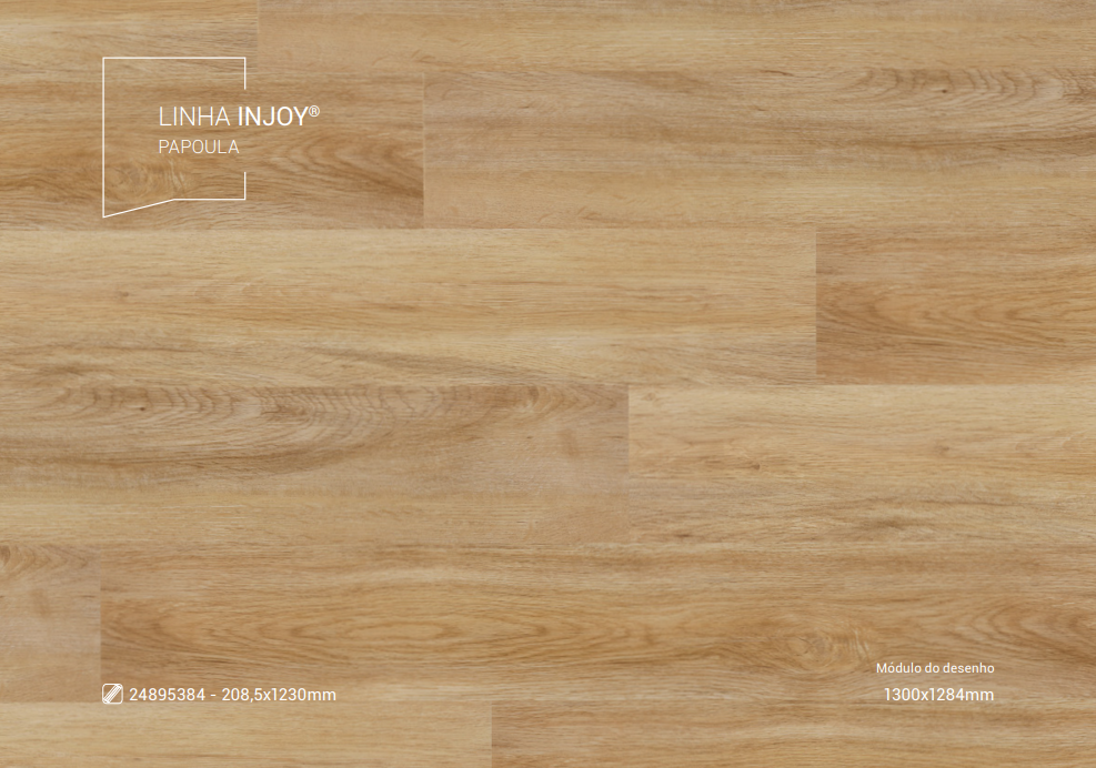 Piso Vinílico Tarkett Injoy Papoula 5,13 m2