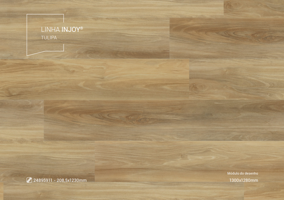 Piso Vinílico Tarkett Injoy Tulipa 5,13 m2