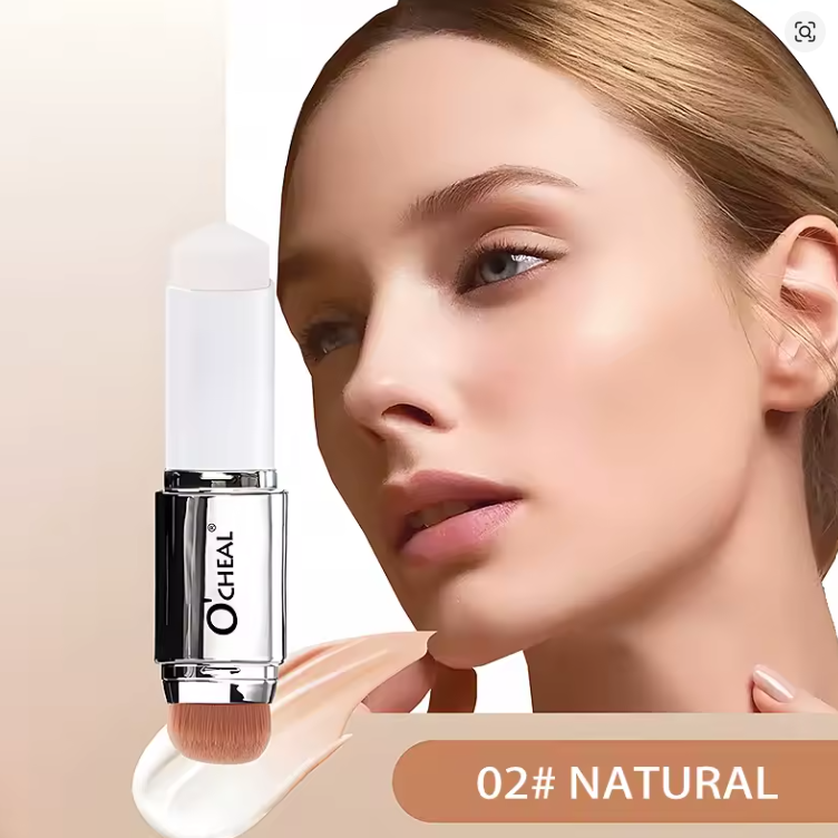 O’CHEAL Cobertura Facial Manchas Poros Dupla, Maquiagem rosto Fosco