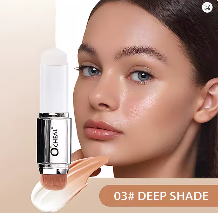 O’CHEAL Cobertura Facial Manchas Poros Dupla, Maquiagem rosto Fosco