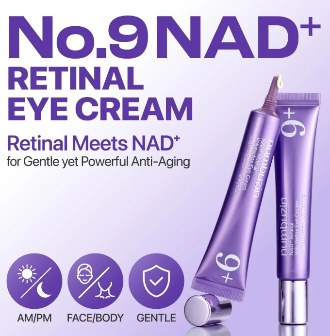 Creme De Olhos Numbuzin No.9 Nad+ Volumetox Retinal, Antienv