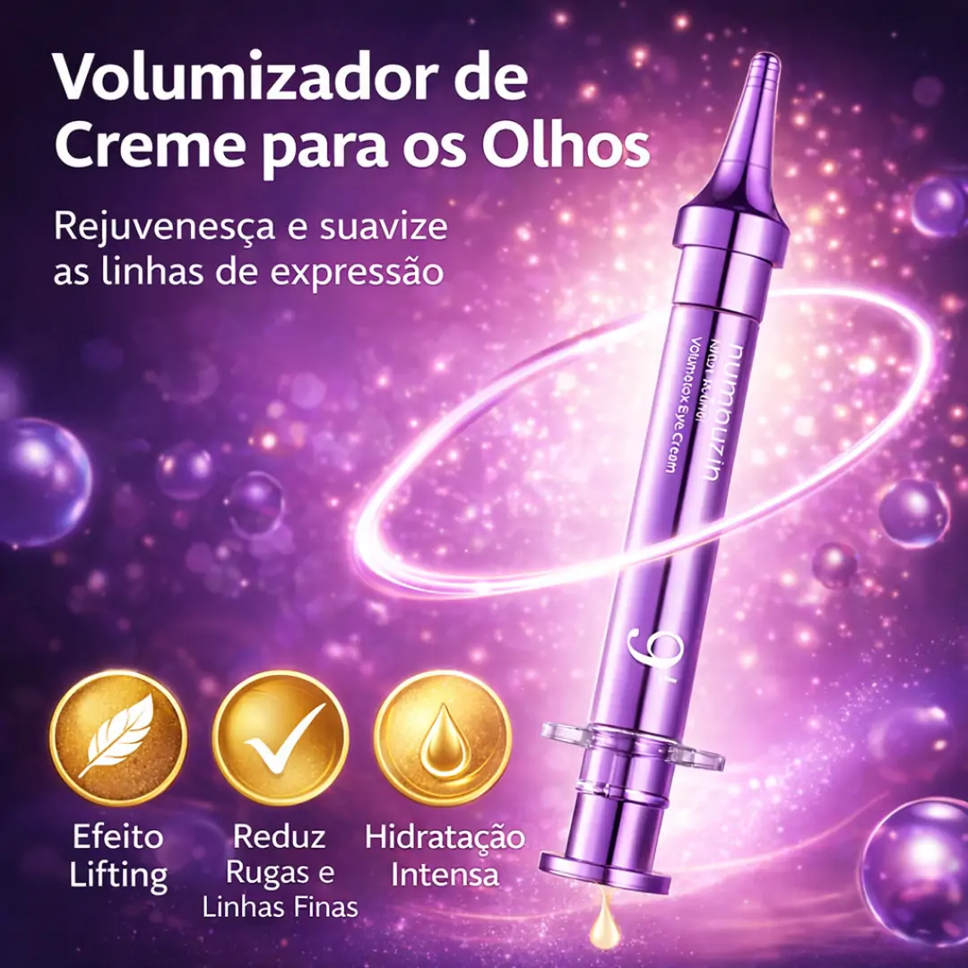 Creme Anti-Rugas Numbuzin 9+ NAD+ Retinol Volumetox Efeito Lifting Para Linhas de Expressão e Olhos