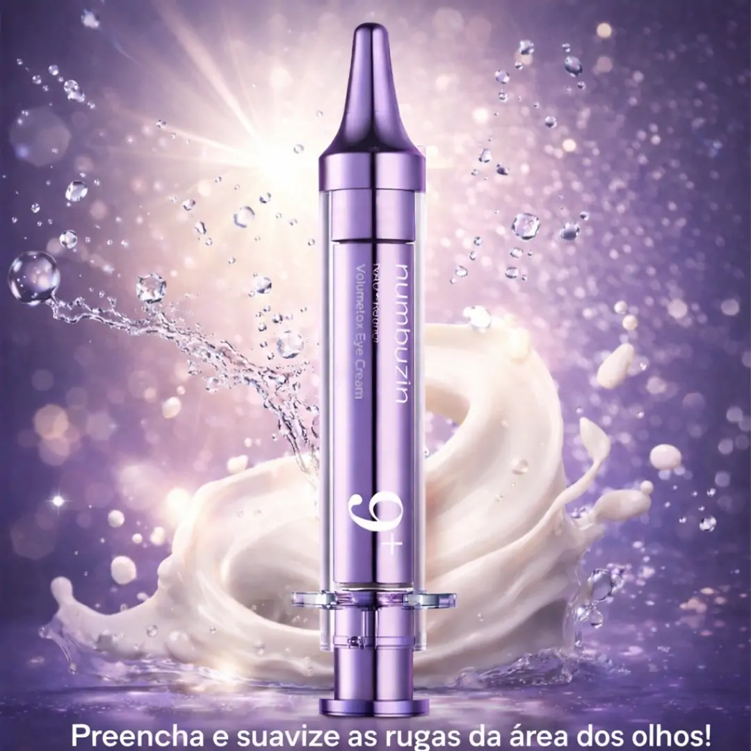 Creme Anti-Rugas Numbuzin 9+ NAD+ Retinol Volumetox Efeito Lifting Para Linhas de Expressão e Olhos