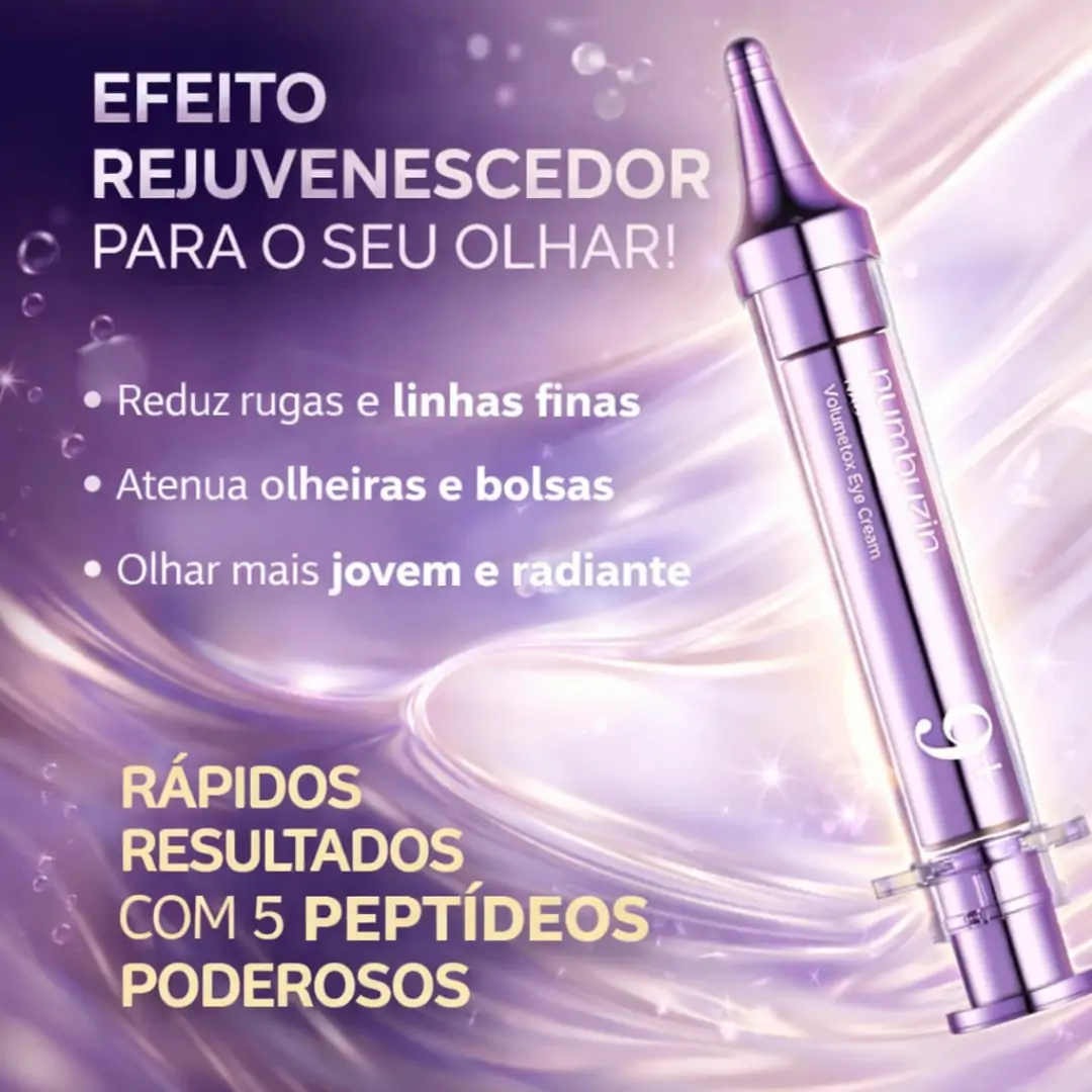 Creme Anti-Rugas Numbuzin 9+ NAD+ Retinol Volumetox Efeito Lifting Para Linhas de Expressão e Olhos