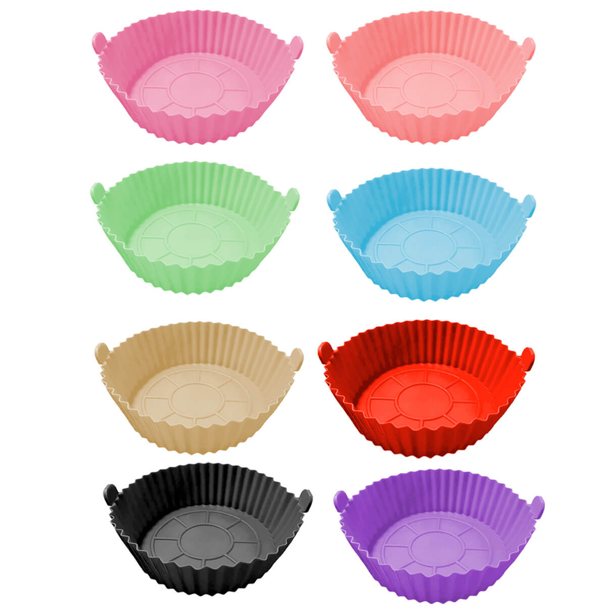 Forma de Silicone para Air Fryer 20 cm Reutilizável