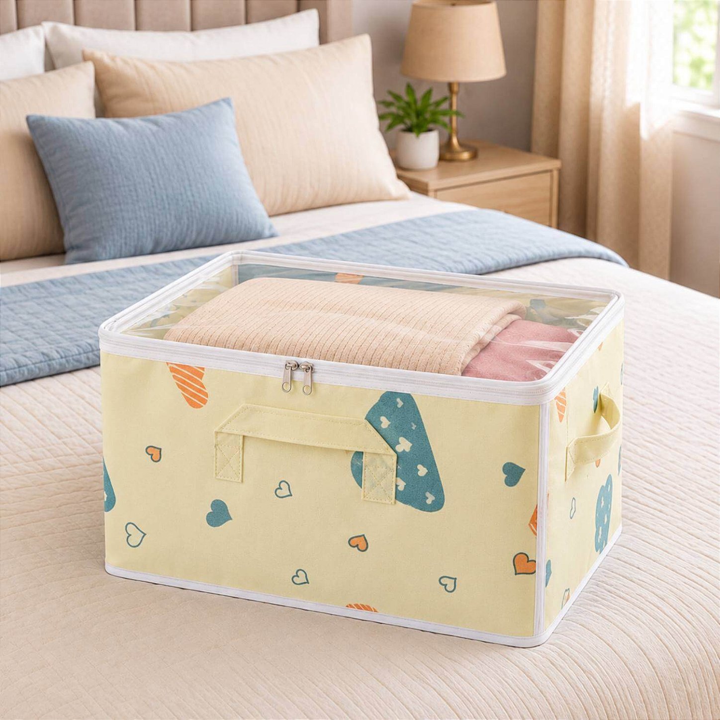 Organizador para Edredons com Visor 60x40x30 cm