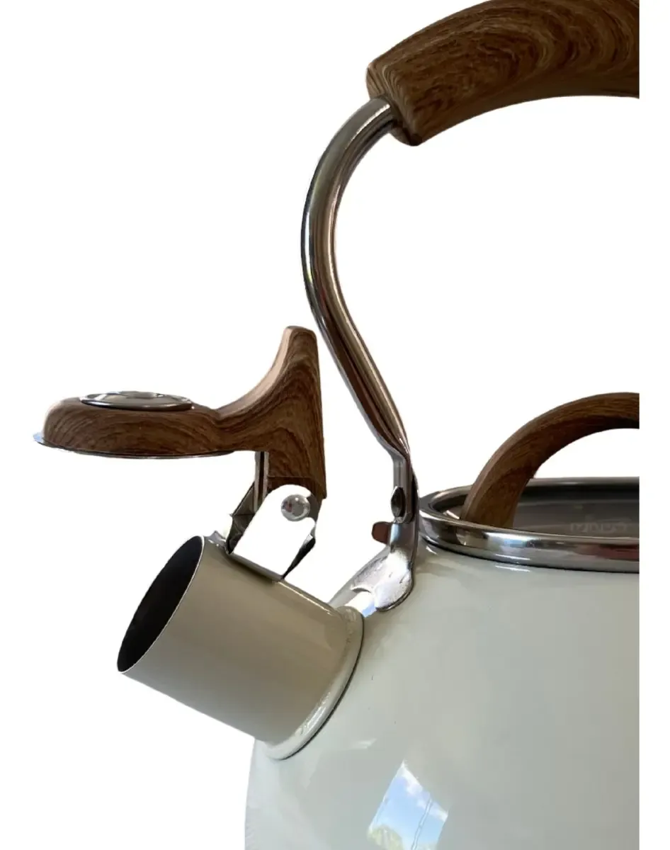 Chaleira de Inox Branco