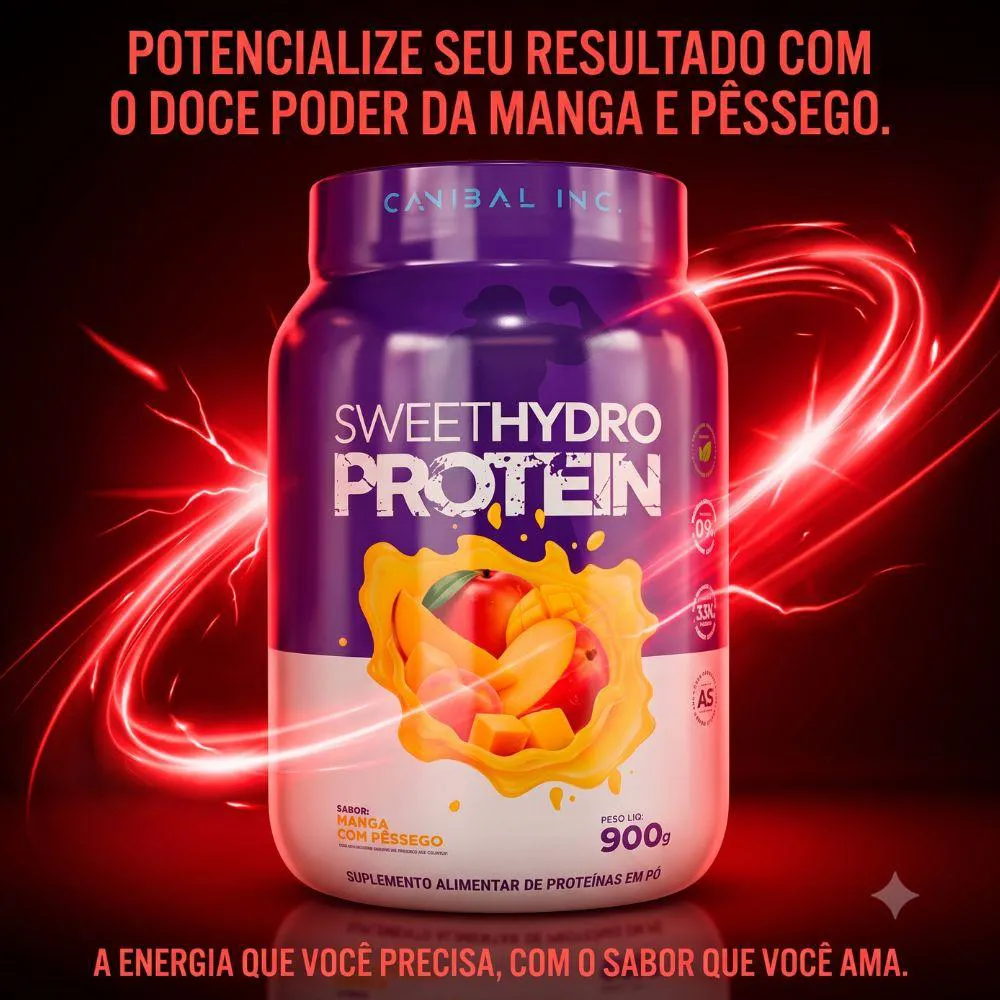 Whey Sweet Hidro Manga com Pêssego 900g