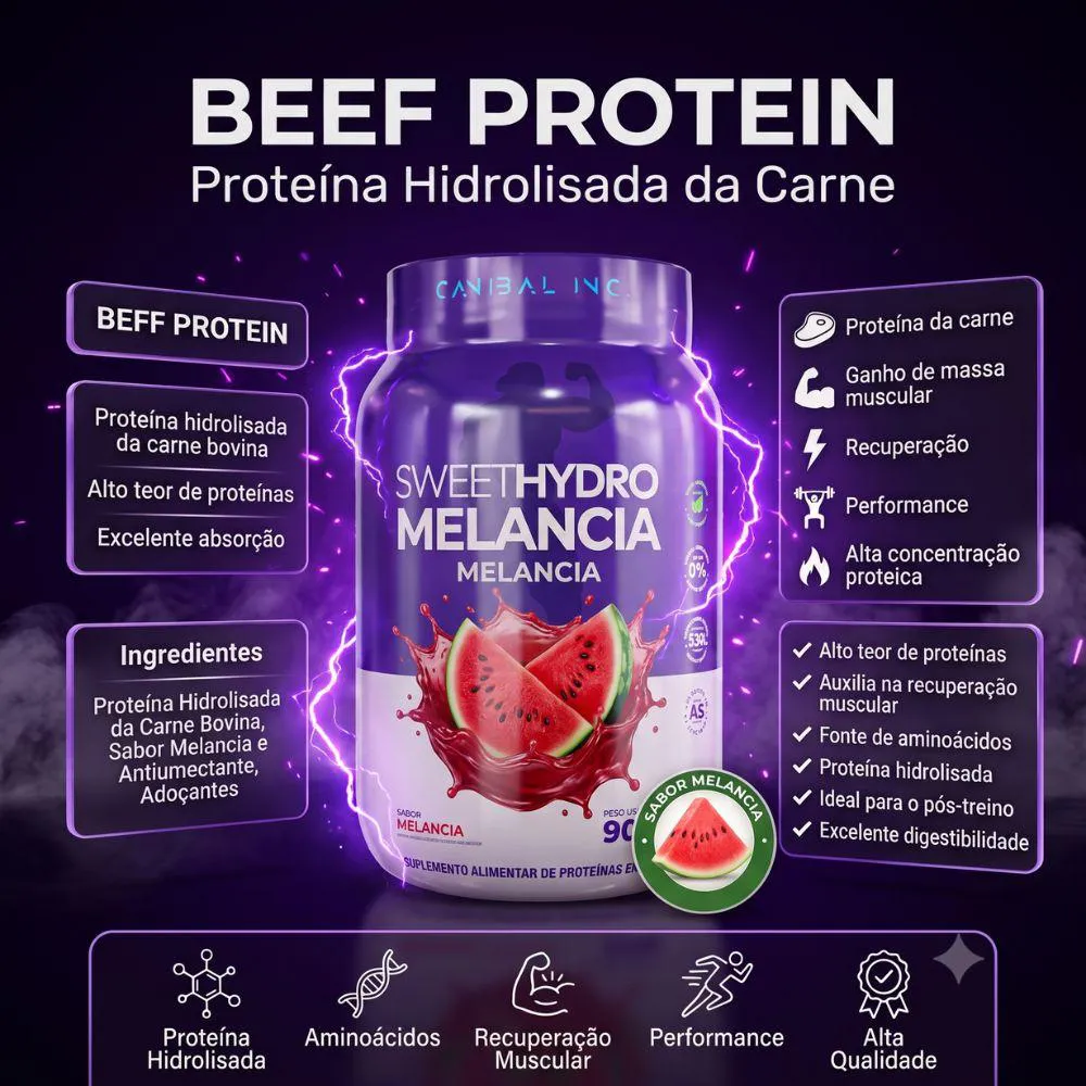 Whey Sweet Hidro Melancia 900g