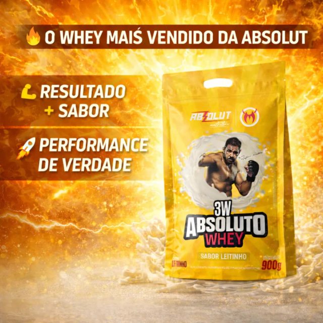 Whey 3W Minotouro 900g Absolut Nutrition