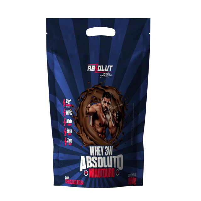 Whey 3W Minotouro 900g Absolut Nutrition