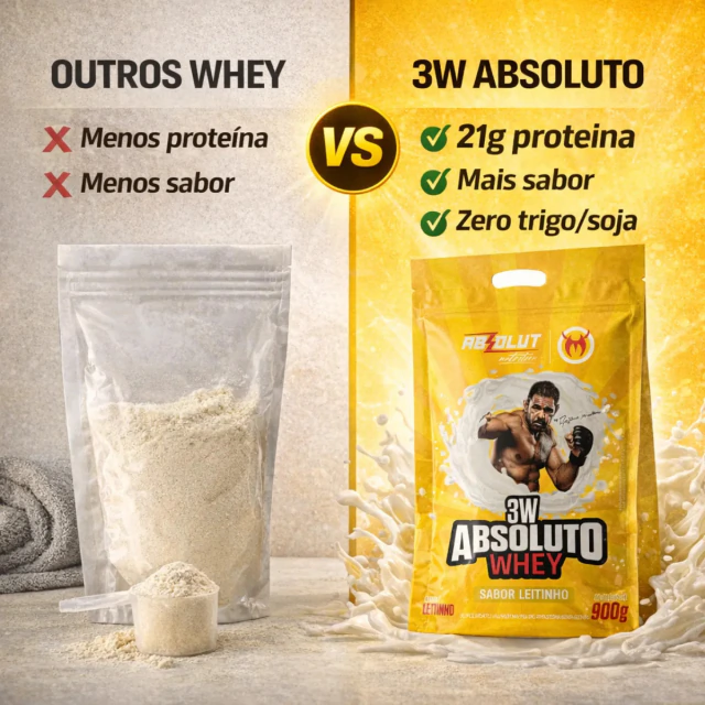 Whey 3W Minotouro 900g Absolut Nutrition