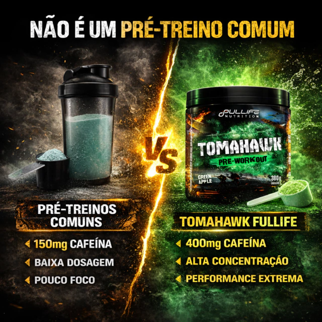 Pré Treino Tomanhawk 380 g Fullife Nutrition