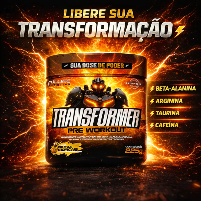 Pré-treino Transformer 45 doses Fullife