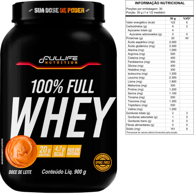 Whey 100% Fullife 900g