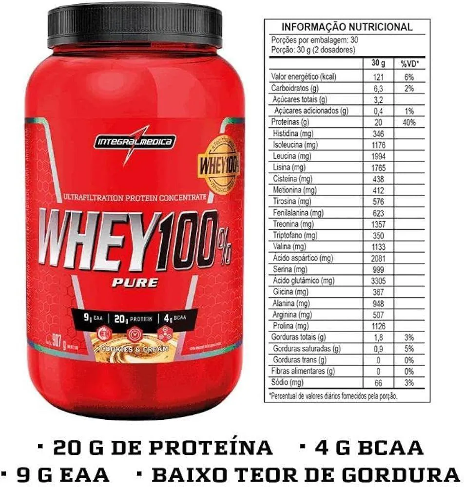 Whey Integral Medica 100% Pure Proteína