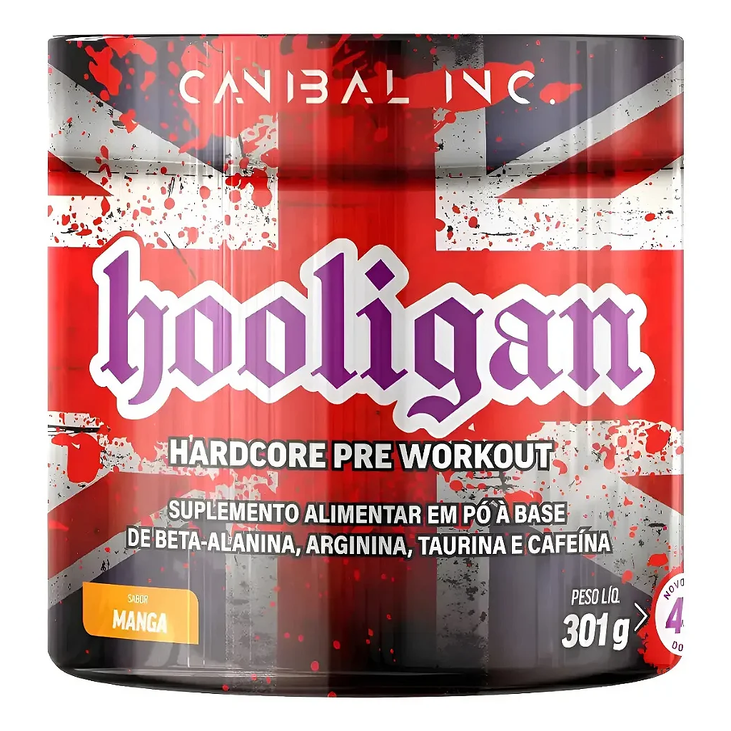 Pre Treino Hooligan Canibal Inc Manga 301g