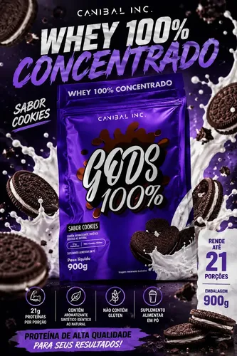 Whey 100% Canibal Inc 900g