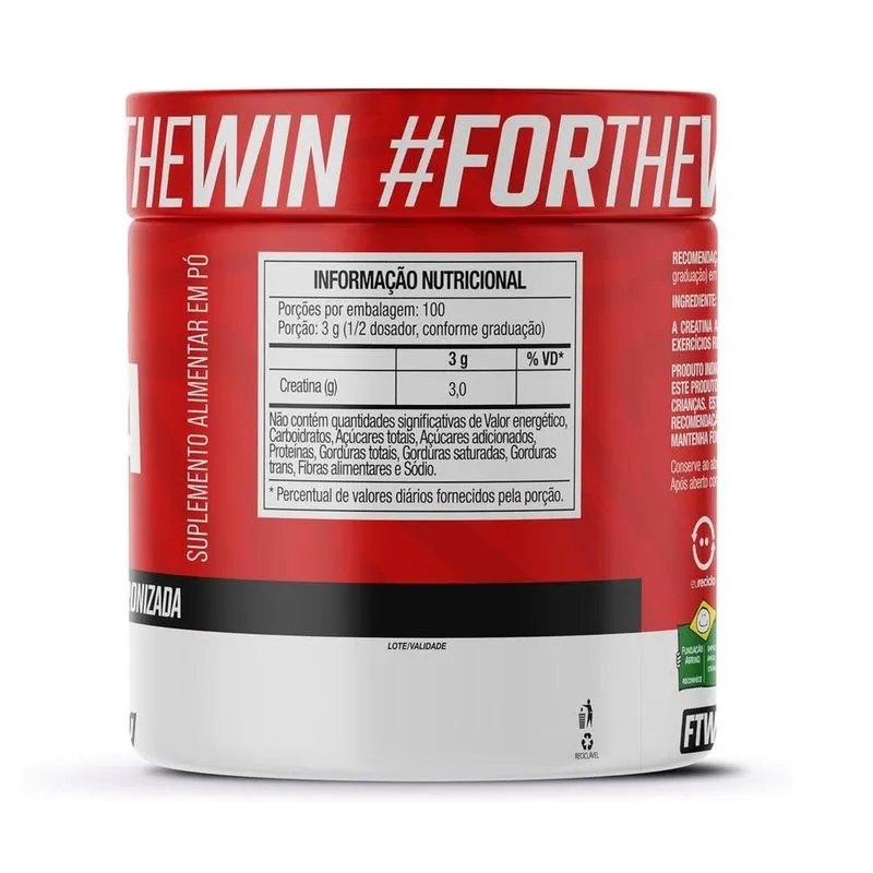 Creatina FTW Monohidratada 300g Pura