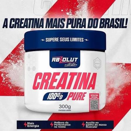 Creatina Absolut Pure 300g Micronizada