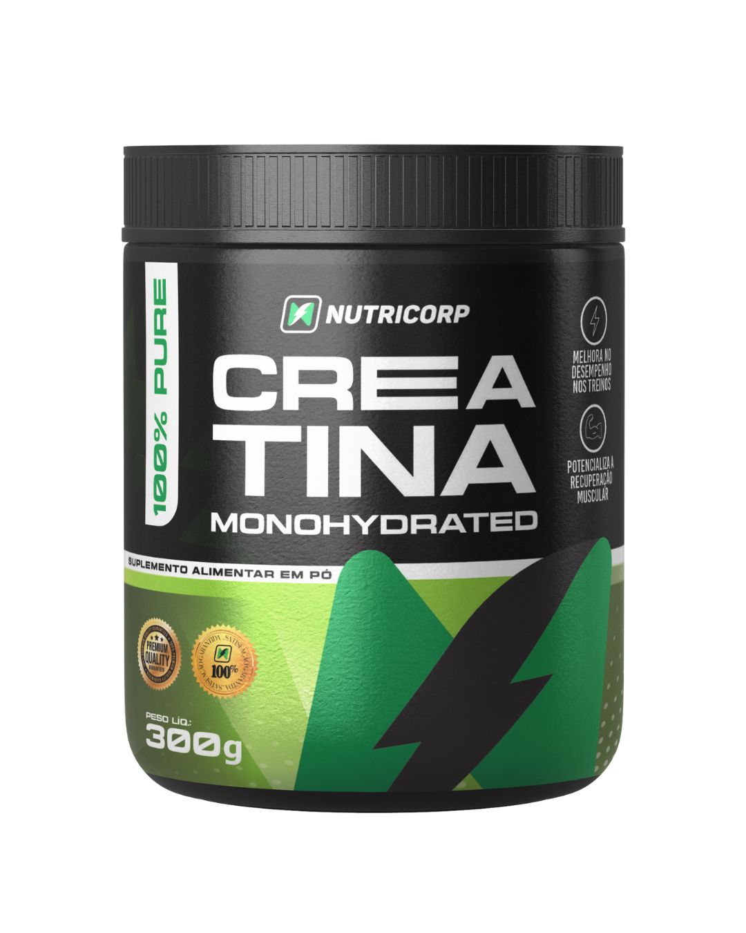 Creatina Nutricorp 300g Monohidratada Pura