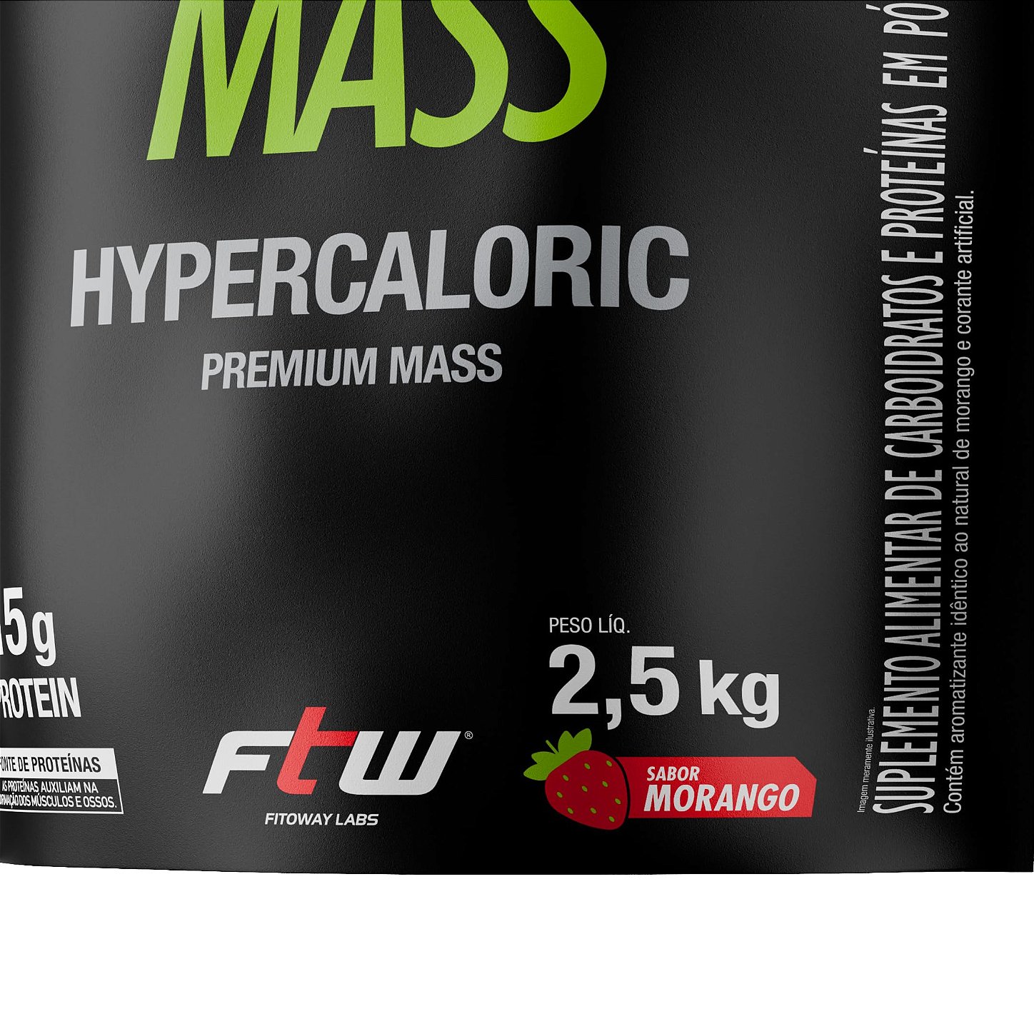 FTW Diabo Verde Massive Mass Hipercalórico 2,5kg