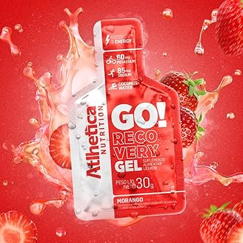 Go Energy Gel Atlhetica 10 Sachês Morango