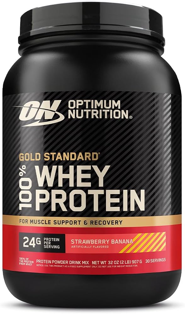 Optimum Nutrition Whey Gold Standard 907g Morango-Banana