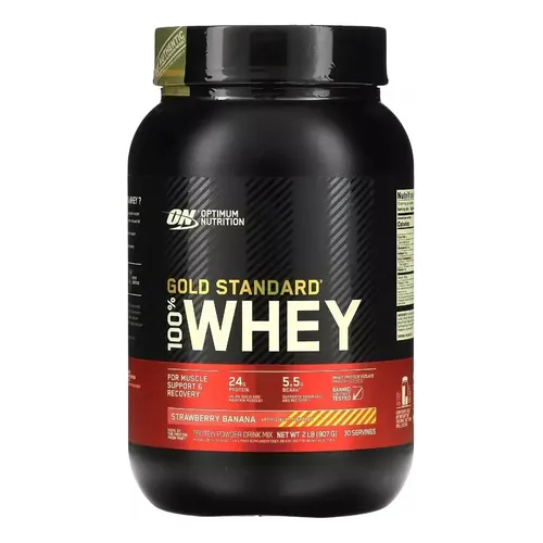 Optimum Nutrition Whey Gold Standard 907g Morango-Banana