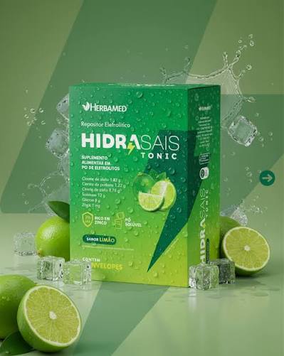 Hidrasais Tonic Eletrólitos 4 Envelopes Faz 4 Litros