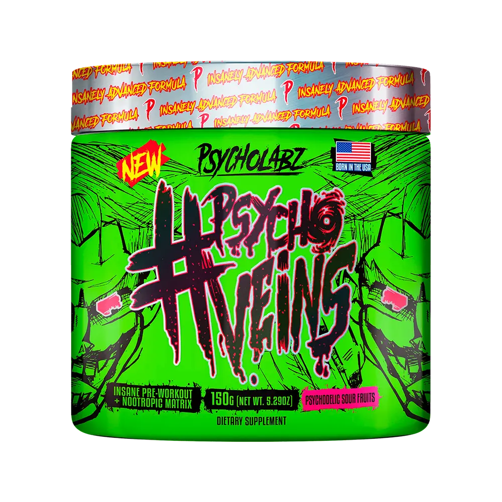Kit Pré-Treino Insano Psycholabz 6 Potes de 80 grs