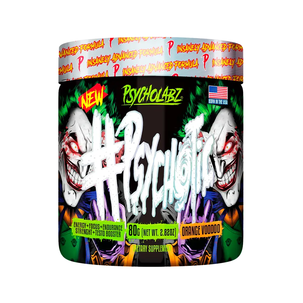 Kit Pré-Treino Insano Psycholabz 6 Potes de 80 grs