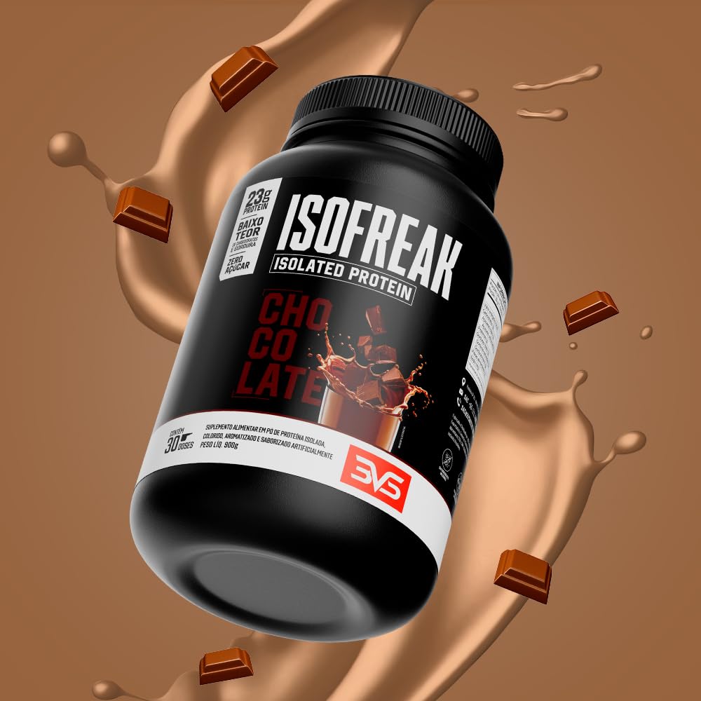 Proteína Isolada 3VS Nutrition Isofreak 900g Chocolate