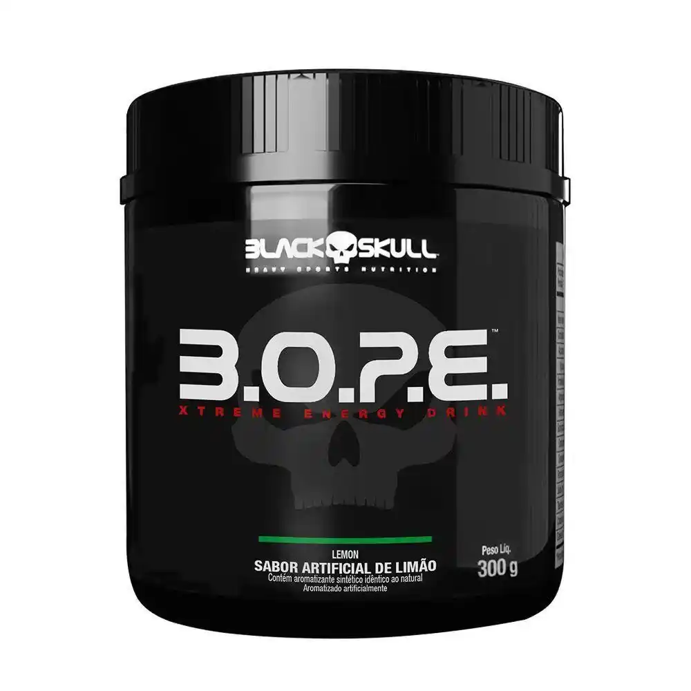 Pré Treino BOPE Black Skull Frutas Vermelhas