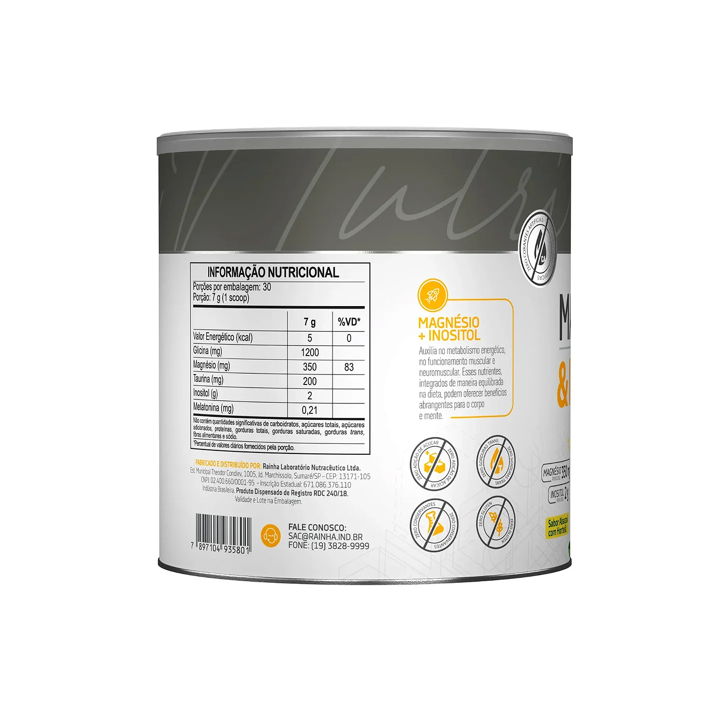 Magnésio Inusitol Body Action 210g Maracujá