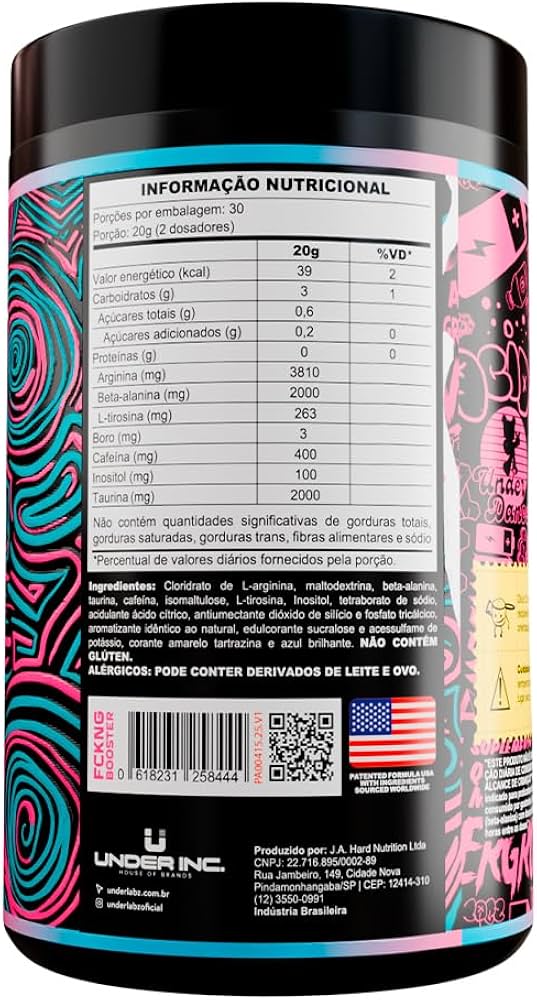 Pré Treino Funcking Buster 300g Uva
