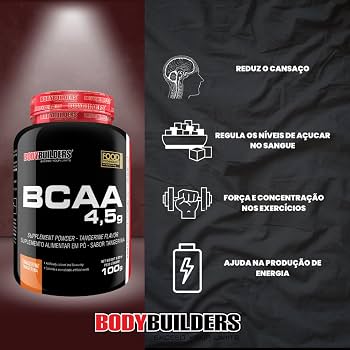 BCAA 4.5g 100g Bodybuilders Tangerina