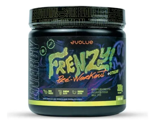 Pré Treino Frenzy 300g Evolue Com Citrulina