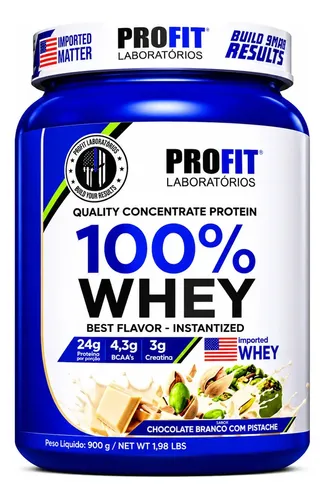 Whey 100% ProFit 900g Proteína Concentrada