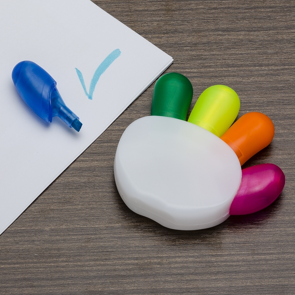 Kit 20 Marca texto Mão Personalizado