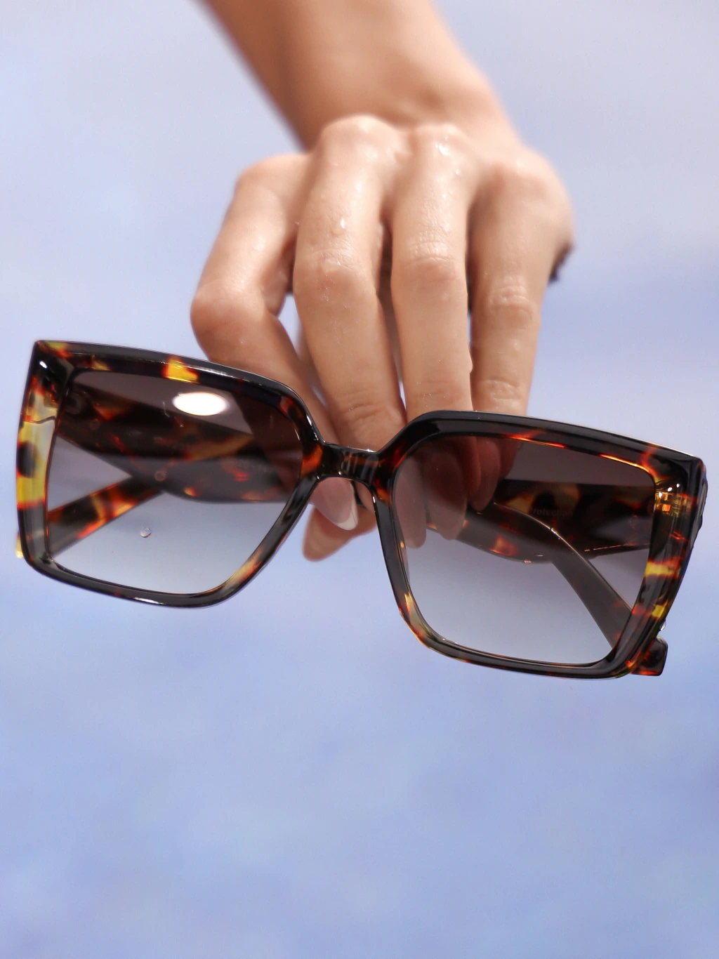 Óculos de Sol Maxi Quadrado Bruder 7.0 - Camuflado - Acetato