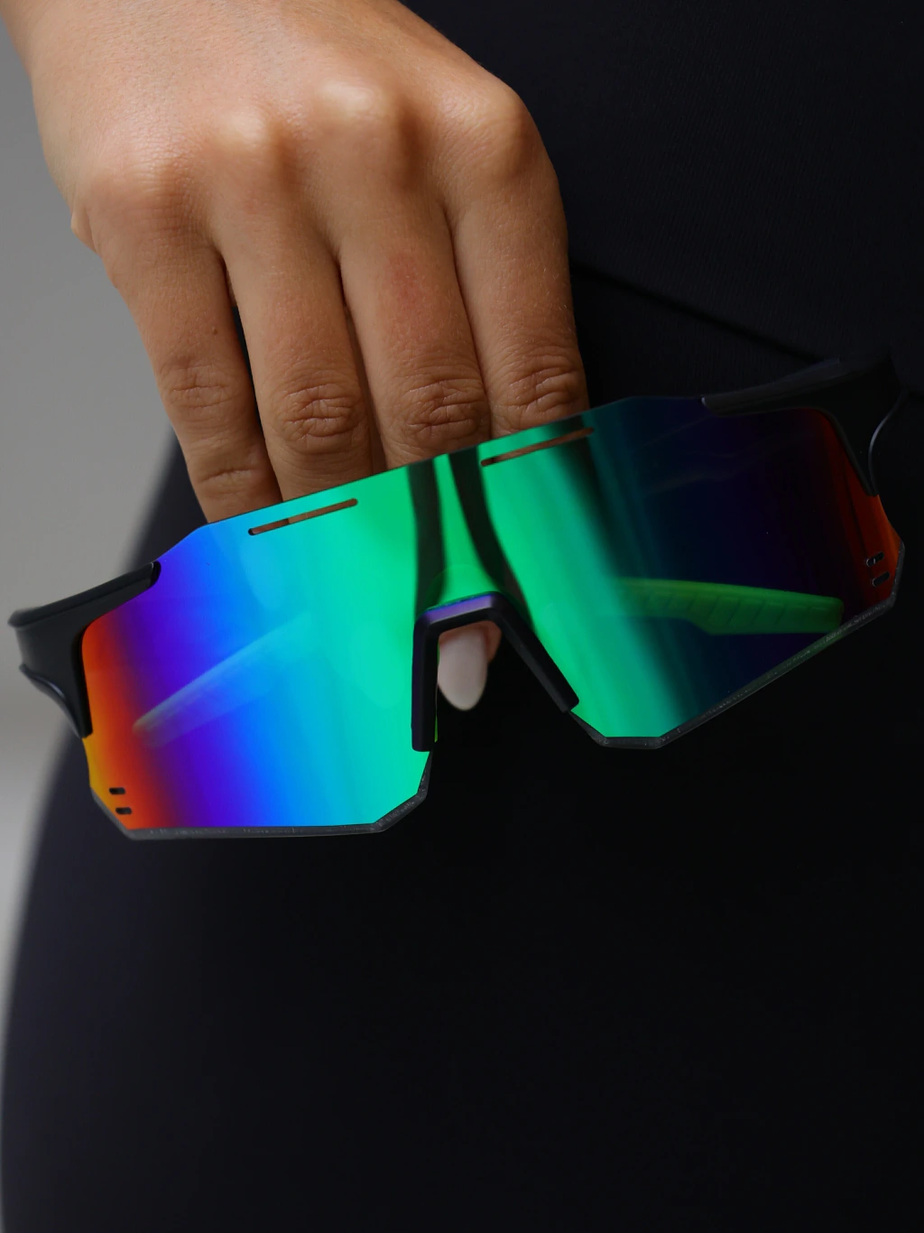Óculos de Sol Esportivo Move 2.0 - Verde Preto - Injetado